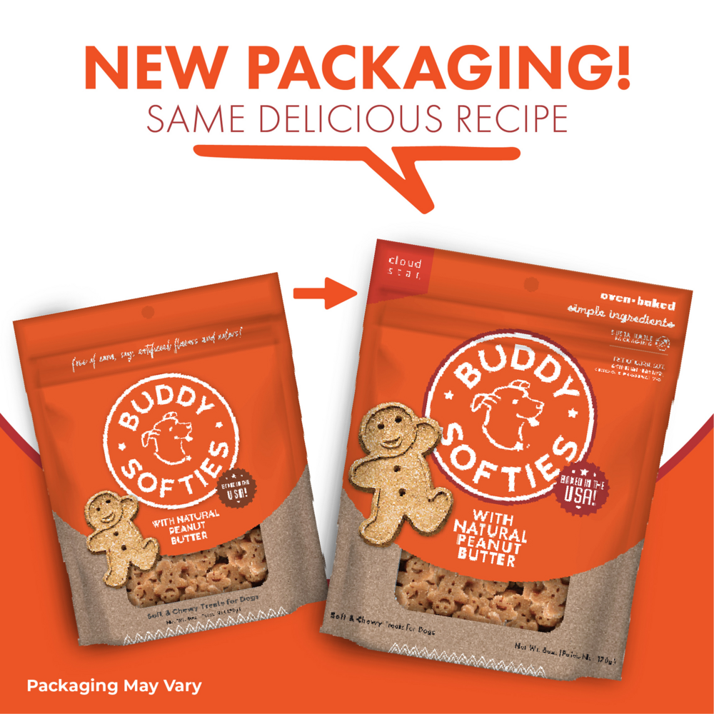 
                  
                    Buddy Biscuits Softies Soft and Chewy Peanut Butter Dog Treats
                  
                