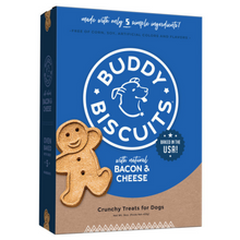 Load image into Gallery viewer, Buddy Biscuits Crunchy Bacon &amp; Cheese Dog Treats