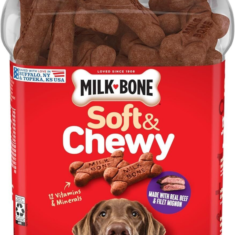 Milk-Bone Soft and Chewy Treats-Beef Filet Mignon