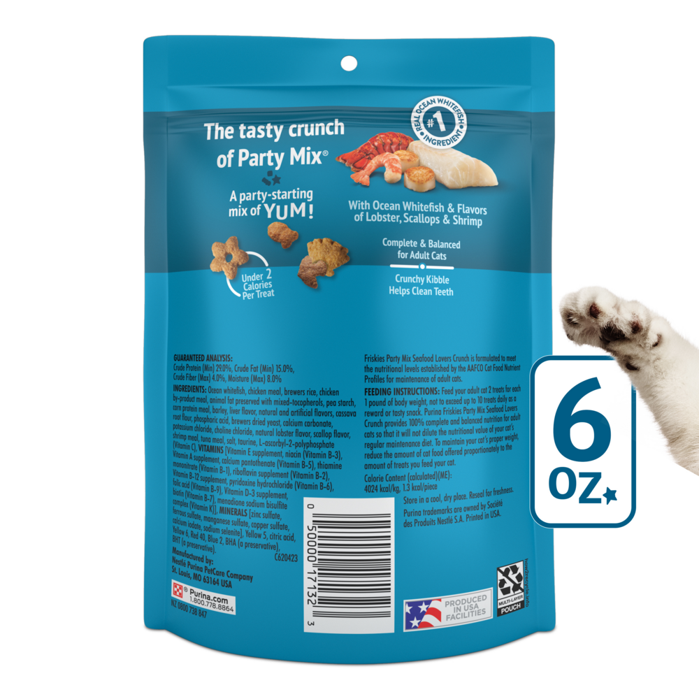 Purina Friskies Party Mix Beachside Crunch Cat Treats