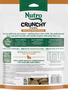 Nutro Crunchy Treats with Real Peanut Butter Dog Treats