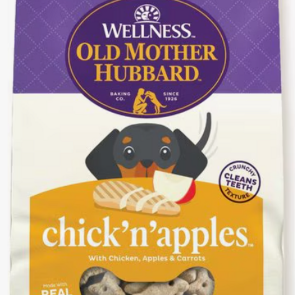 Old Mother Hubbard Crunchy Classic Natural Chick'N'Apples Mini Biscuits Dog Treats