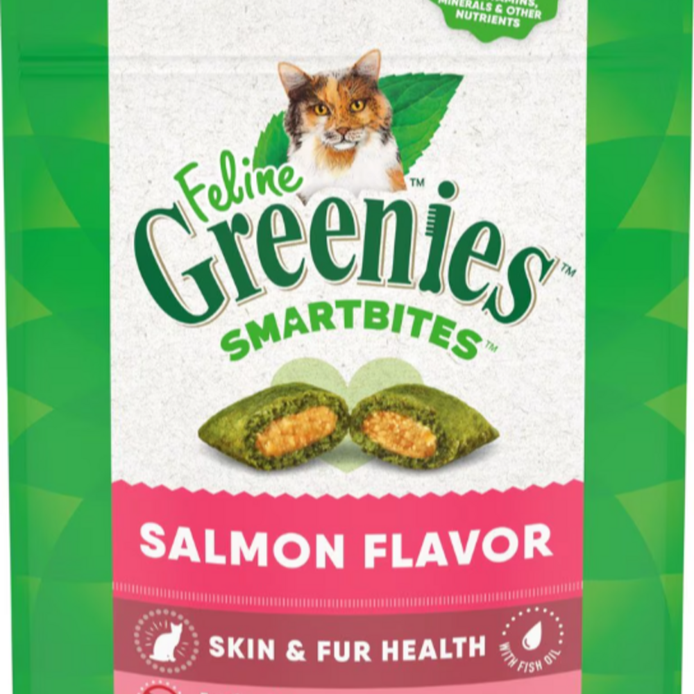 
                  
                    Greenies Smartbites Skin and Fur Salmon Cat Treats
                  
                