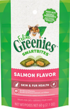 Load image into Gallery viewer, Greenies Smartbites Skin and Fur Salmon Cat Treats