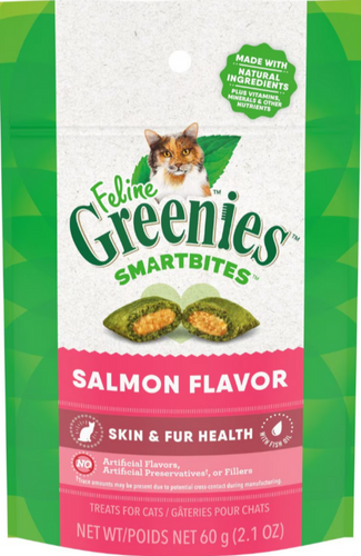 Greenies Smartbites Skin and Fur Salmon Cat Treats