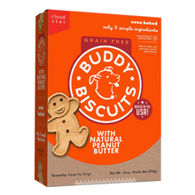 Load image into Gallery viewer, Buddy Biscuits Crunchy Grain Free Peanut Butter Dog Treats