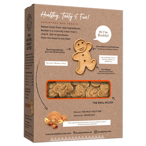 Buddy Biscuits Crunchy Grain Free Peanut Butter Dog Treats