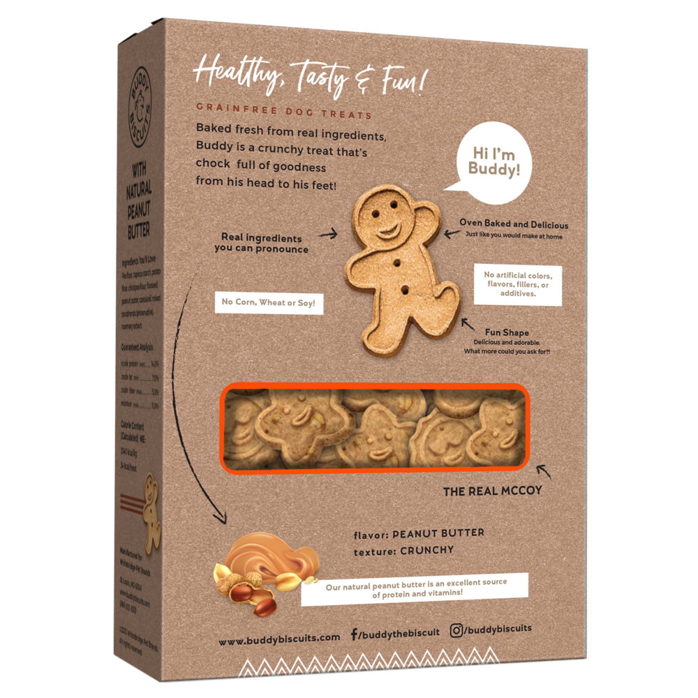 
                  
                    Buddy Biscuits Crunchy Grain Free Peanut Butter Dog Treats
                  
                