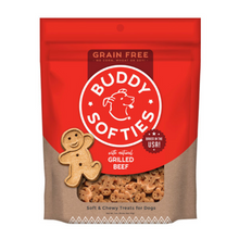 Load image into Gallery viewer, Buddy Biscuits Softies Soft &amp; Chewy Grain Free Beef Dog Treats