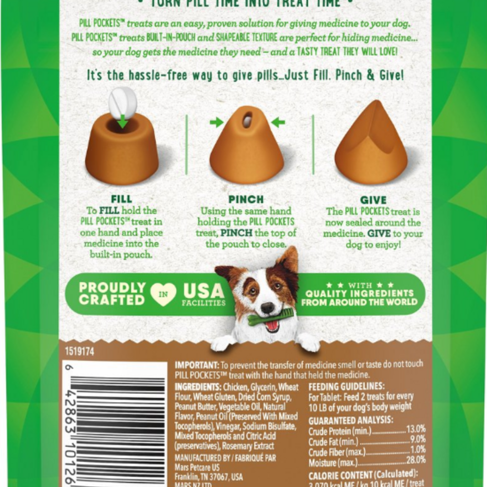 
                  
                    Greenies Pill Pockets Canine Peanut Butter Dog Treats
                  
                