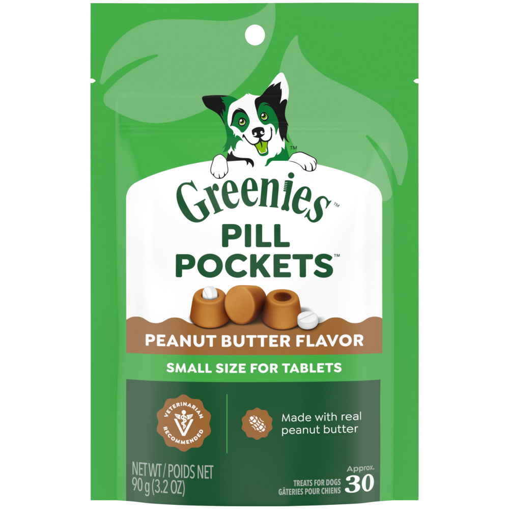 Greenies Pill Pockets Canine Peanut Butter Dog Treats