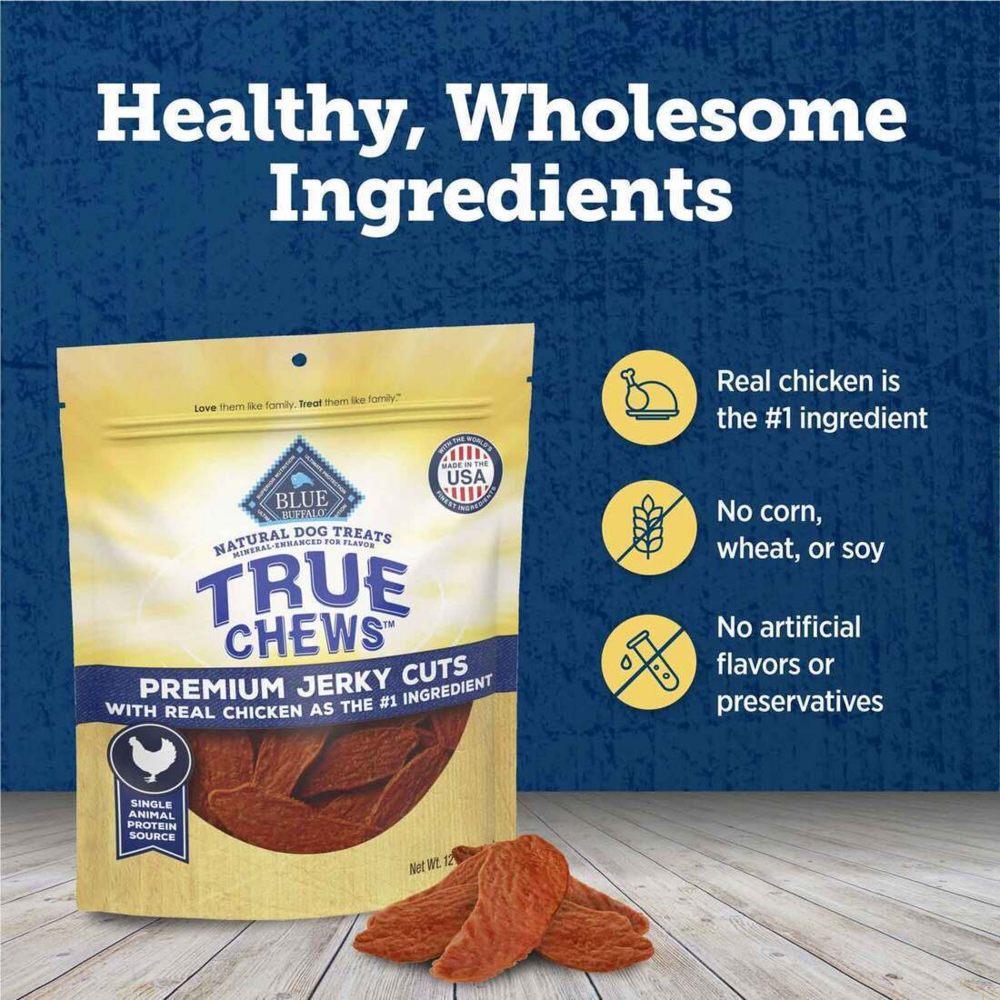 
                  
                    Blue Buffalo True Chew Chicken Jerky Dog Treats
                  
                