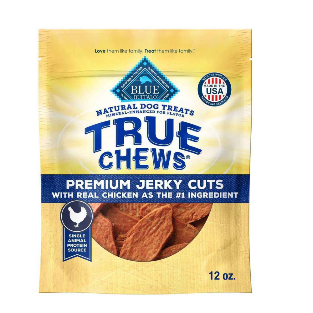 Blue Buffalo True Chew Chicken Jerky Dog Treats