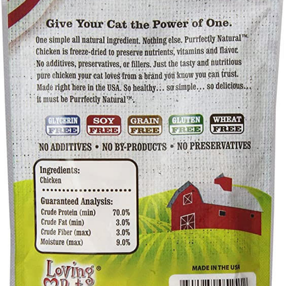 
                  
                    Loving Pets Purrfectly Natural Freeze Dried Chicken Cat Treats
                  
                