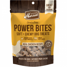 Load image into Gallery viewer, Merrick Power Bites Grain Free Chicken Recipe Dog Treats