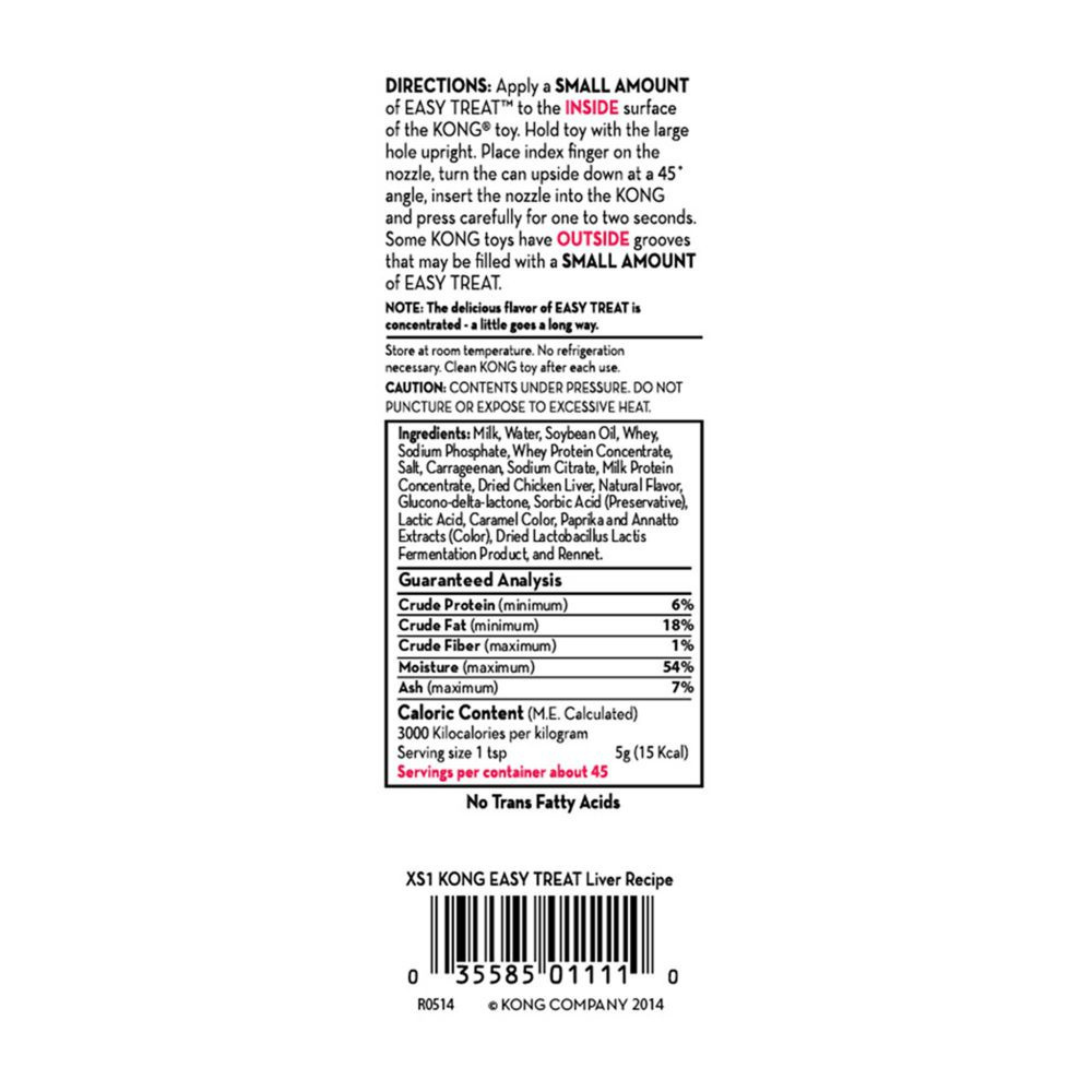 
                  
                    Kong Liver Easy Treat for Dogs
                  
                