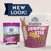 Load image into Gallery viewer, Natural Balance Rewards Jumpin&#39; Stix With Real Venison Dog Treats