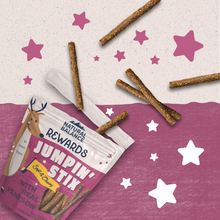 Load image into Gallery viewer, Natural Balance Rewards Jumpin&#39; Stix With Real Venison Dog Treats