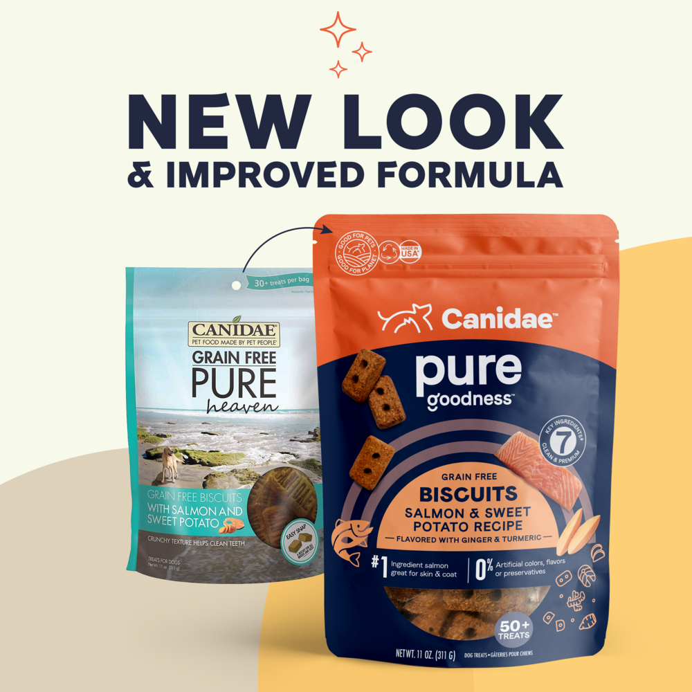 
                  
                    Canidae Grain Free PURE Heaven Biscuits with Salmon and Sweet Potato Dog Treats
                  
                