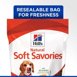 Hill's Science Diet Soft Savories Beef & Cheddar Dog Treats