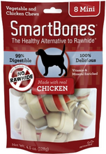 Load image into Gallery viewer, SmartBones Mini Chicken Chew Bones Dog Treats