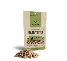 Load image into Gallery viewer, Vital Essentials Freeze Dried Rabbit Bites Vital Treats for Dogs