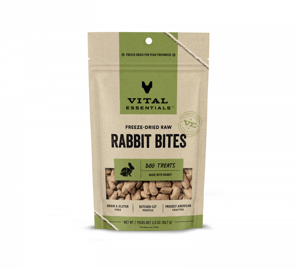 
                  
                    Vital Essentials Freeze Dried Rabbit Bites Vital Treats for Dogs
                  
                