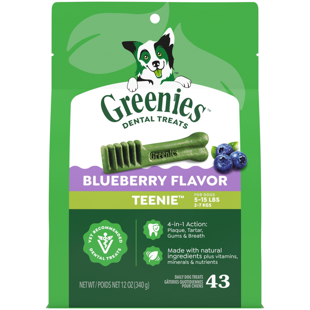 Greenies Teenie Blueberry Dental Dog Chews