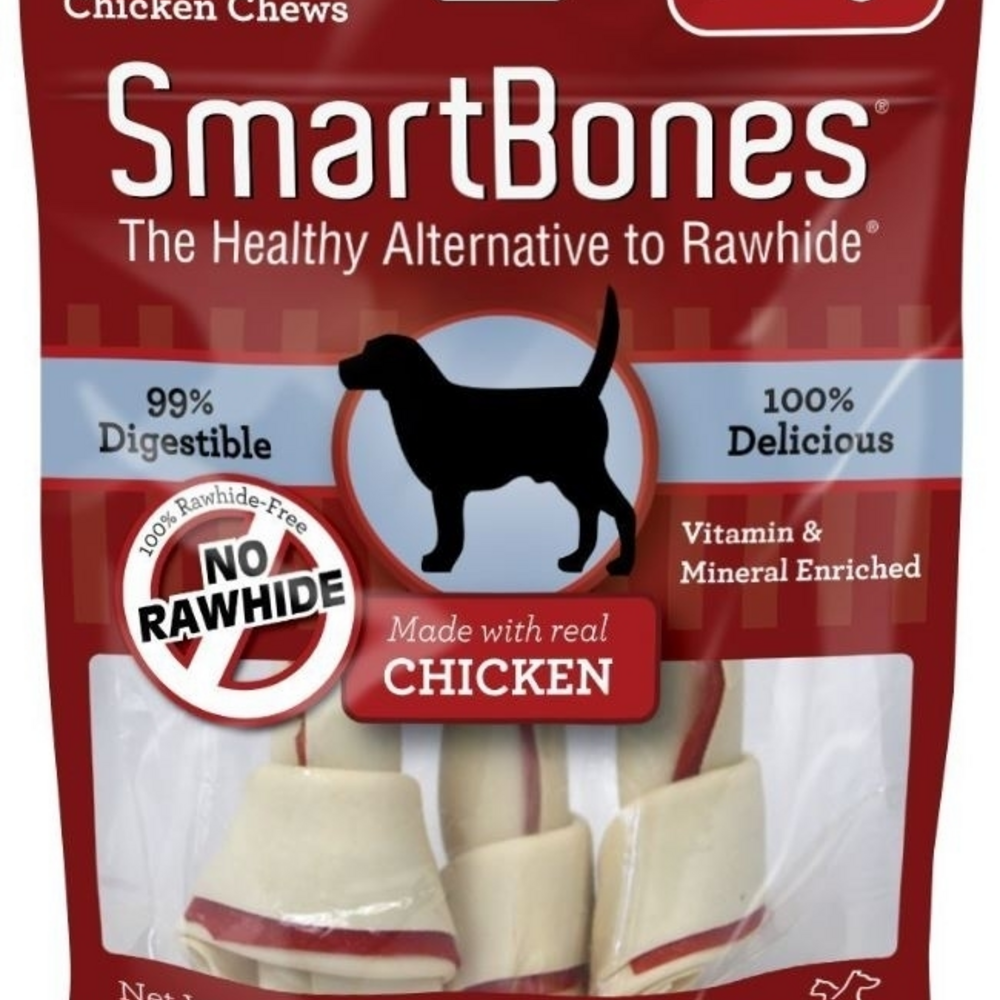 SmartBones Large Chicken Chew Bones Dog Treats