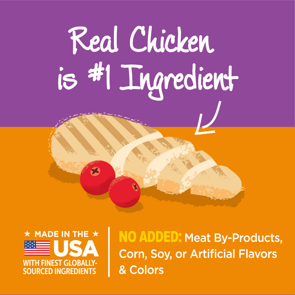 
                  
                    Wellness Kittles Crunchy Chicken & Cranberry Cat Treats
                  
                