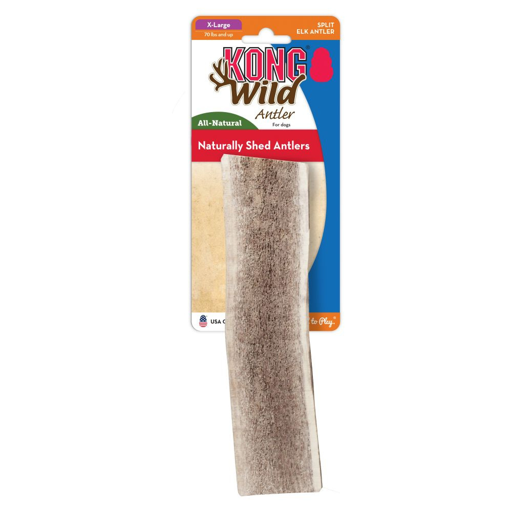 Kong Wild All-Natural Split Elk Antler for Dogs