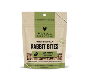 Vital Essentials Vital Cat Freeze Dried Grain Free Rabbit Bites Cat Treats