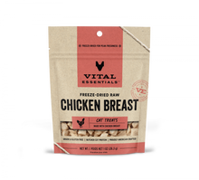 Load image into Gallery viewer, Vital Essentials Vital Cat Freeze Dried Grain Free Chicken Breast Cat Treats