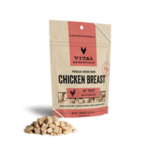 Load image into Gallery viewer, Vital Essentials Vital Cat Freeze Dried Grain Free Chicken Breast Cat Treats