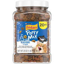 Load image into Gallery viewer, Friskies Party Mix Crunch Beachside Shrimp, Crab and Tuna Cat Treats