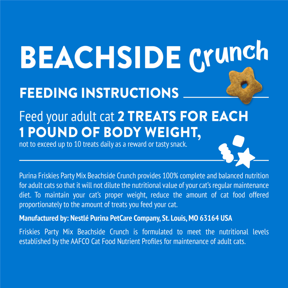
                  
                    Friskies Party Mix Crunch Beachside Shrimp, Crab and Tuna Cat Treats
                  
                