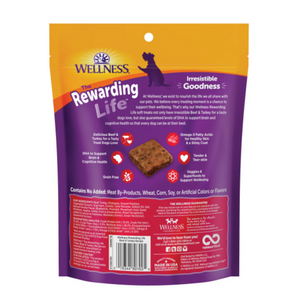 Wellness Natural Grain Free Wellbites Soft Beef and Turkey Recipe Dog Treats