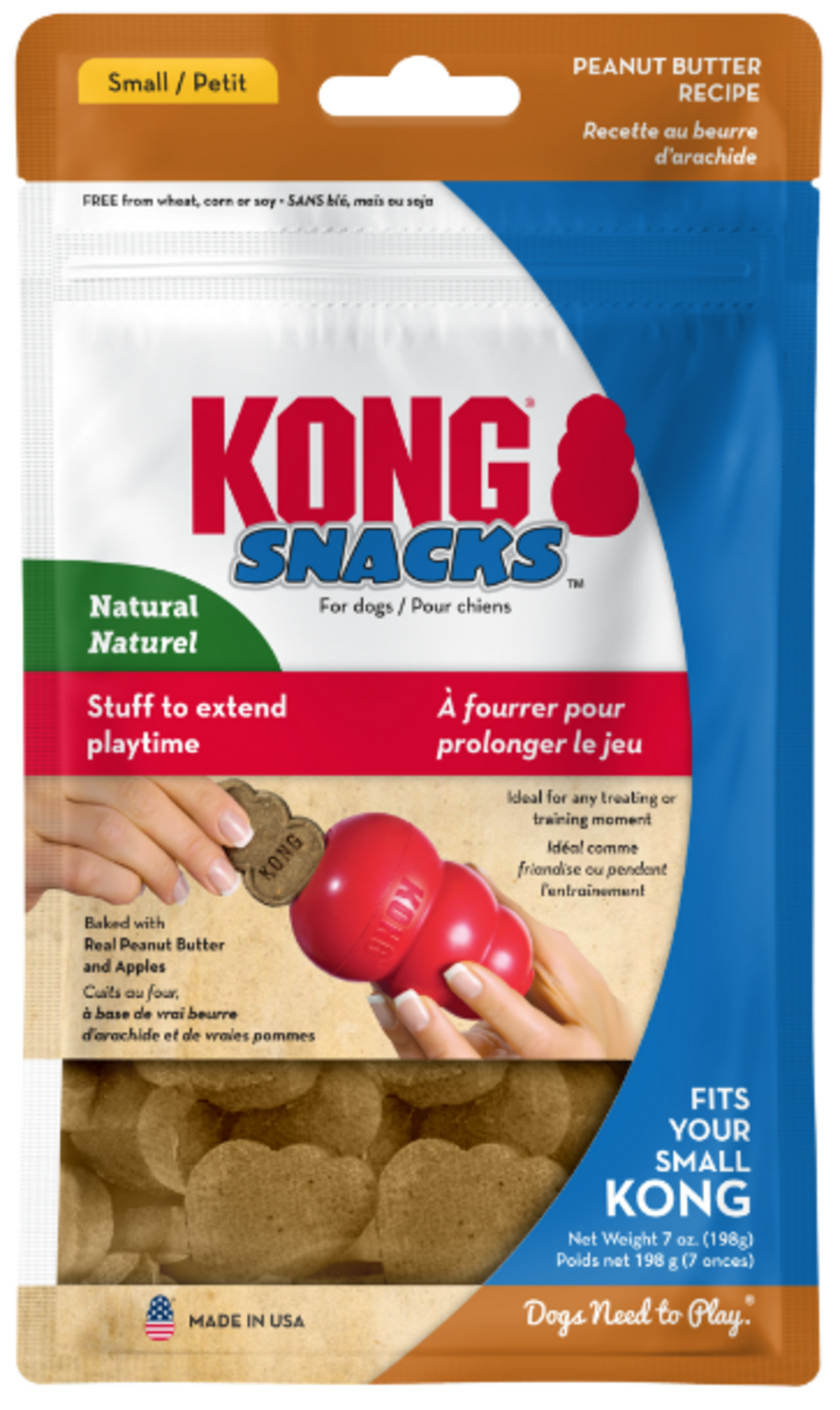 Kong Stuff'N Snacks Peanut Butter Recipe Dog Treats