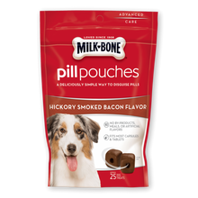 Load image into Gallery viewer, Milk-Bone Hickory Smoked Bacon Flavor Pill Pouches for Dogs