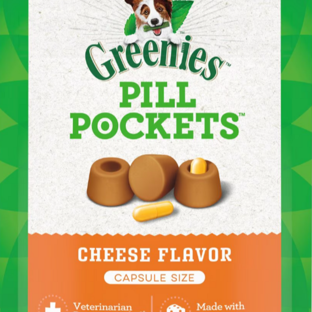 Greenies Pill Pockets Canine Cheese Flavor Dog Treats