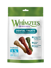 Load image into Gallery viewer, Whimzees Brushzees Natural Daily Dental Small Breed Dog Treats