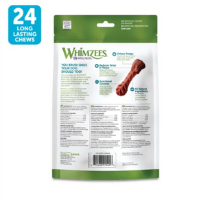 Whimzees Brushzees Natural Daily Dental Small Breed Dog Treats