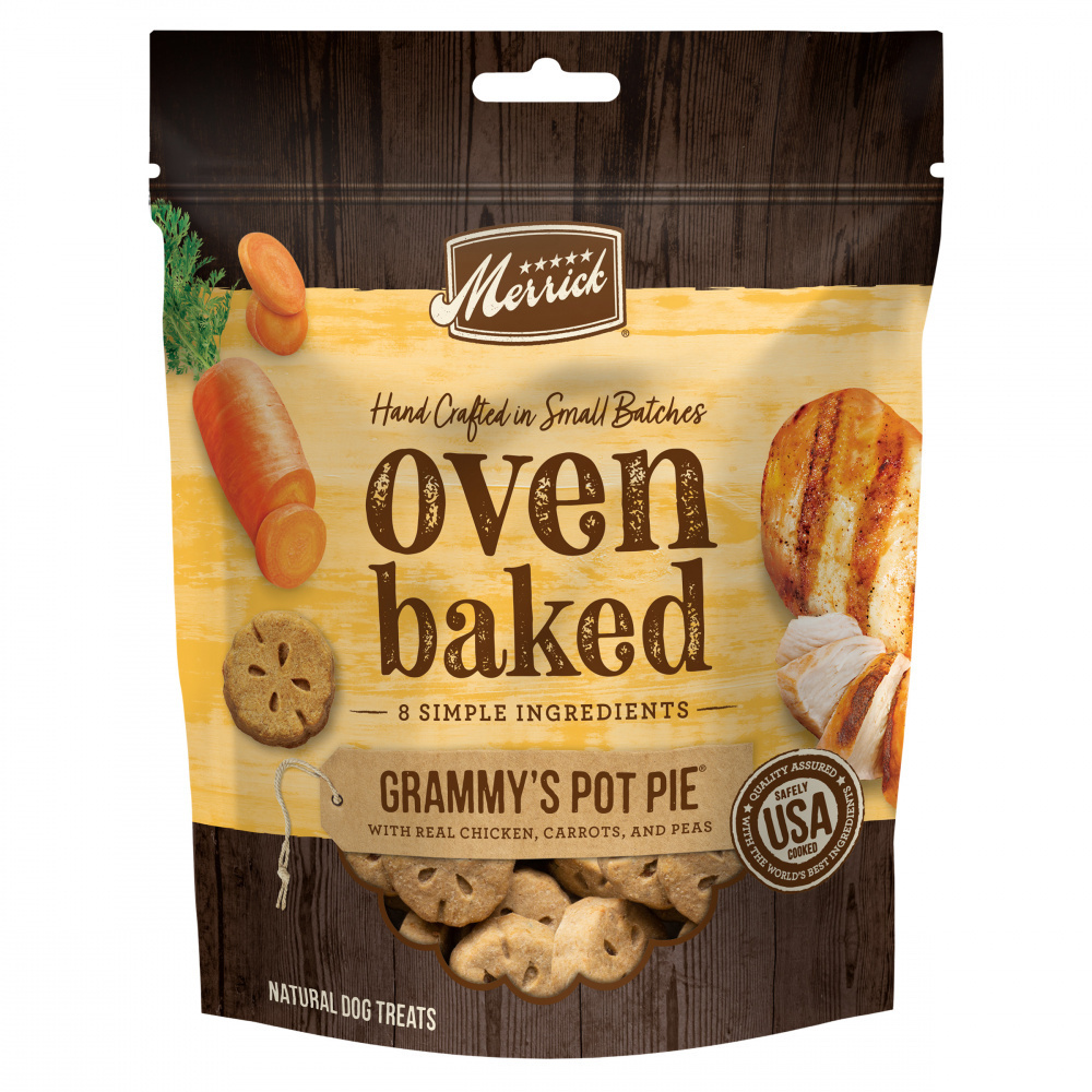 
                  
                    Merrick Oven Baked Grammy's Pot Pie Chicken, Carrots & Peas Dog Treats
                  
                