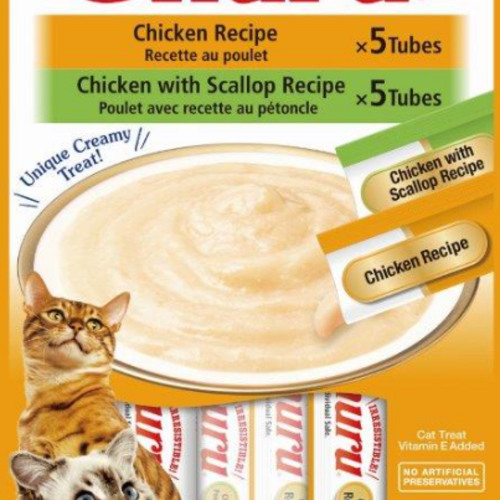 Inaba Churu Chicken Puree Cat Treats Variety Pack