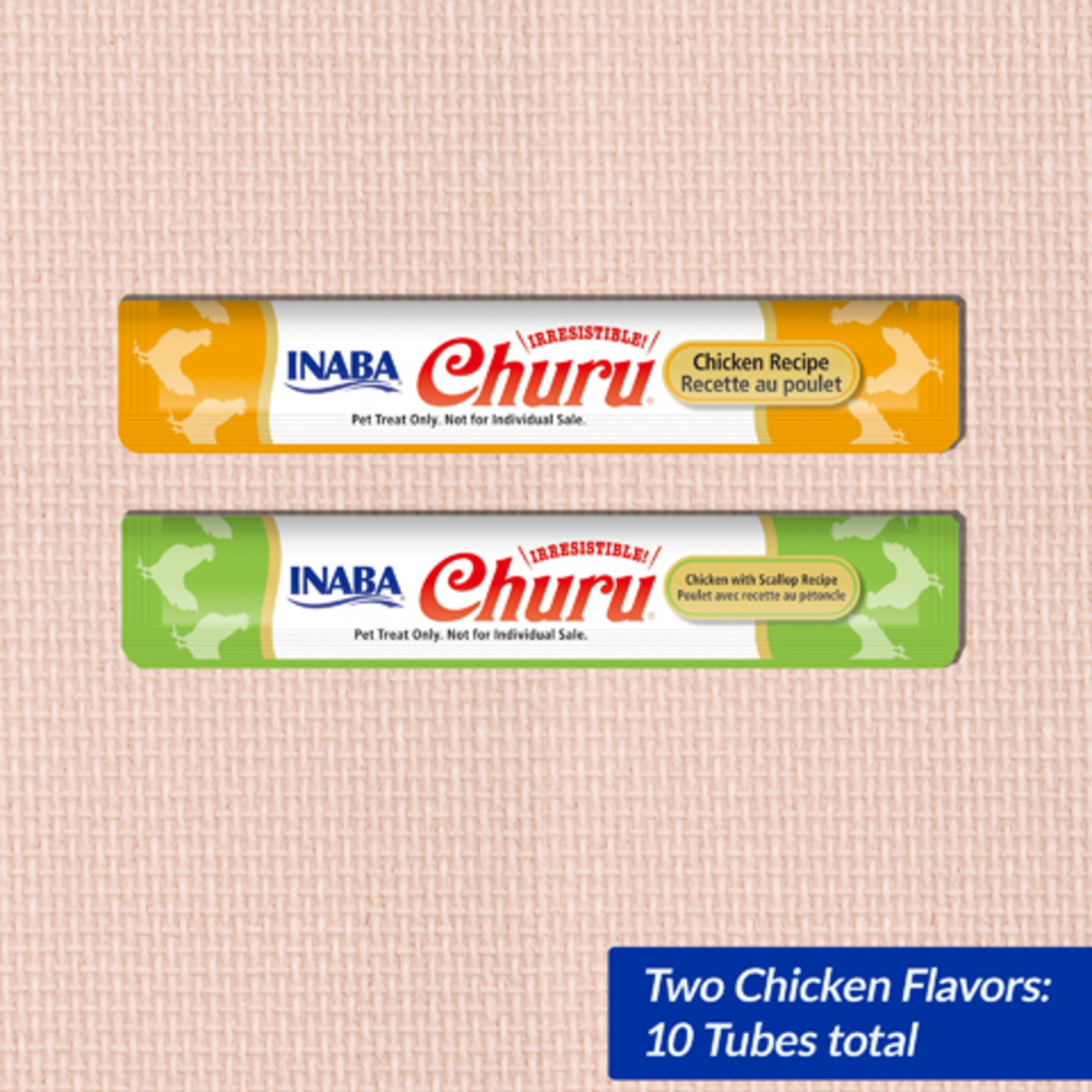 Inaba Churu Chicken Puree Cat Treats Variety Pack