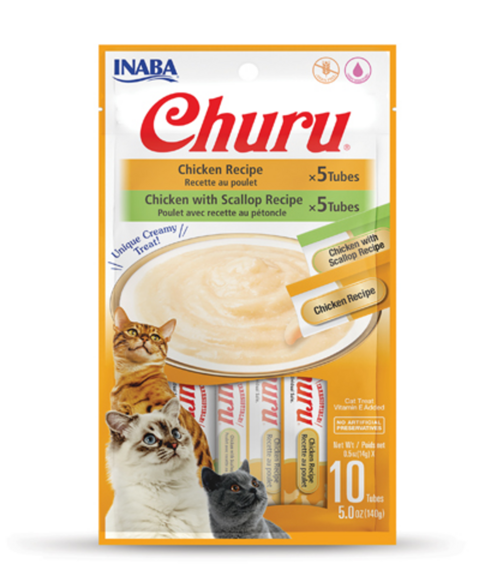 Inaba Churu Chicken Puree Cat Treats Variety Pack