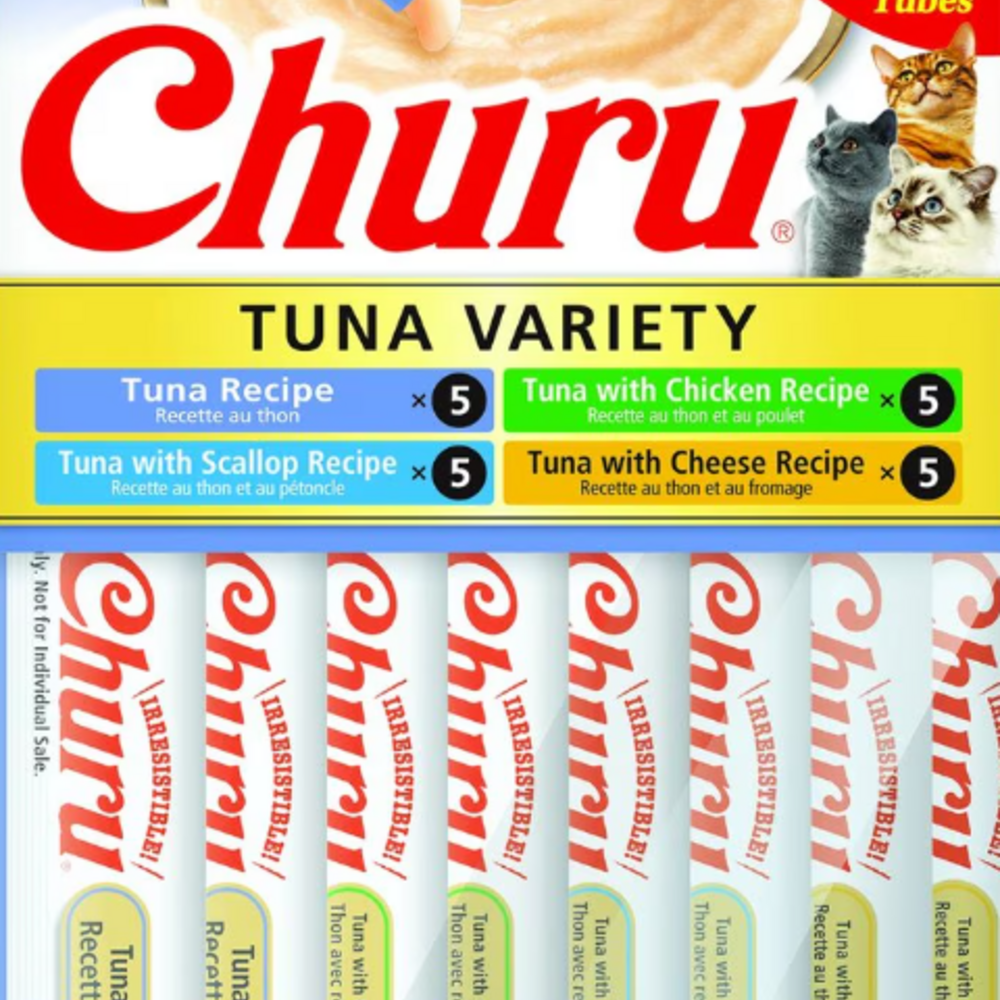 Inaba Churu Tuna Puree Cat Treats Variety Pack