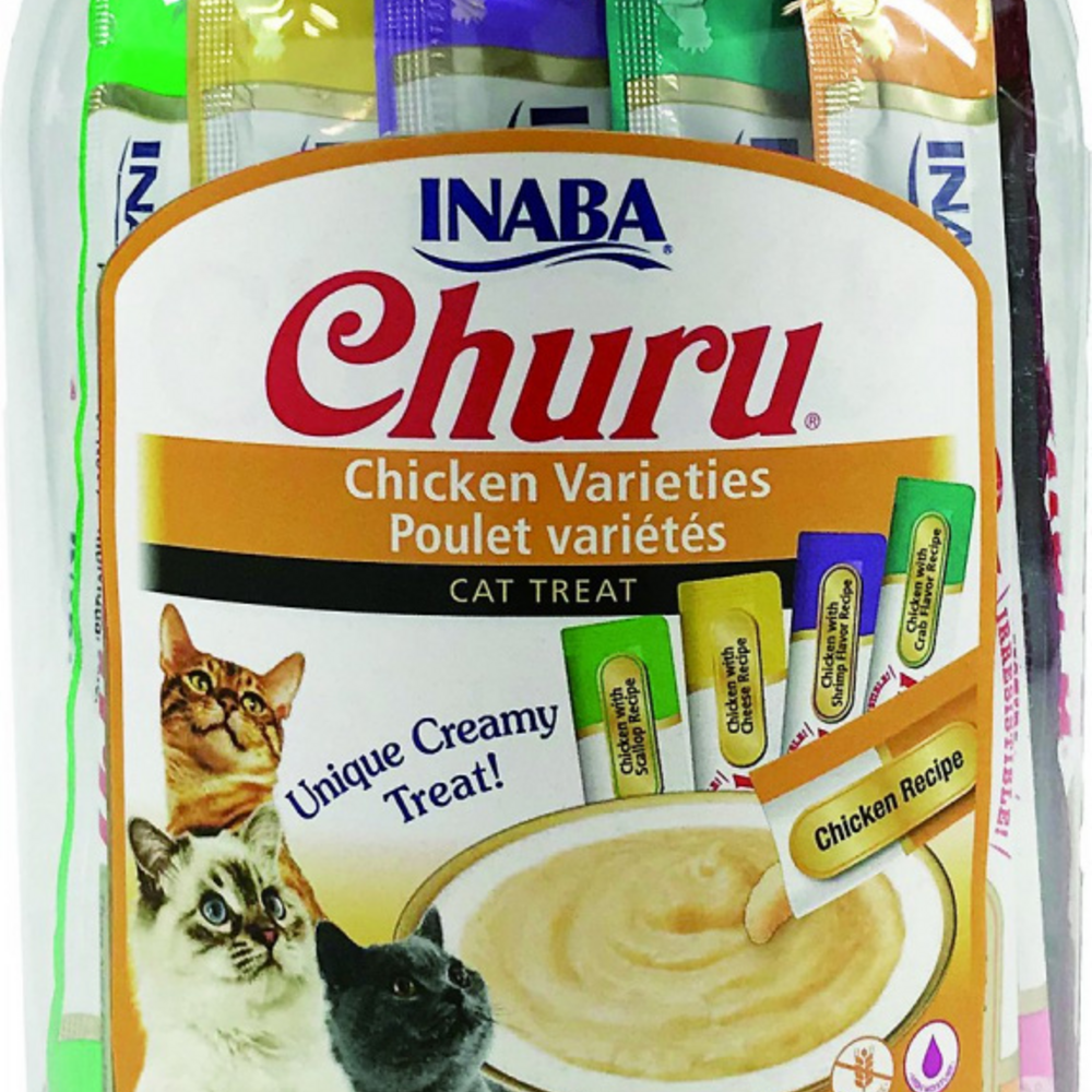 Inaba Churu Chicken Puree Cat Treat Variety Pack