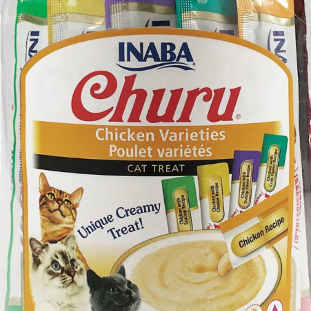 Inaba Churu Chicken Puree Cat Treat Variety Pack