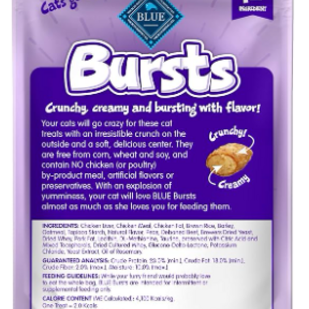 
                  
                    Blue Buffalo Bursts Filled Chicken Liver & Beef Cat Treats
                  
                